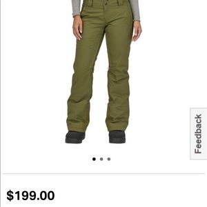 Patagonia waterproof insulated ski pant